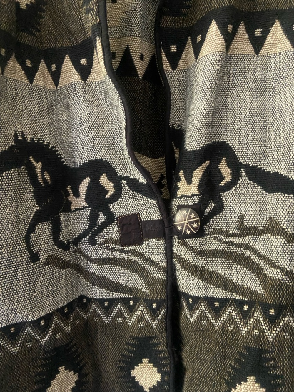K•E•R•E•N Hart Tapestry Jacket Blazer Button Detail Equestrian Western Plus 2X - Picture 5 of 10